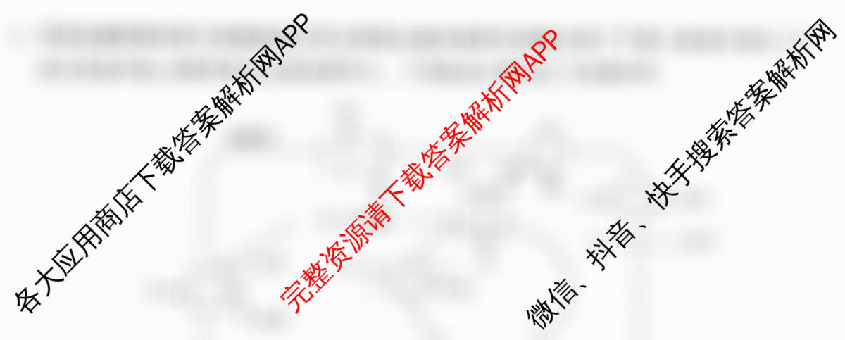 天舟高考衡中同卷2026年普通高等学校招生全国统一考试模拟信息卷(六)6各科答案及试卷: 含英语(B)、地理(GY)、物理(山东版)试卷解析生物试题