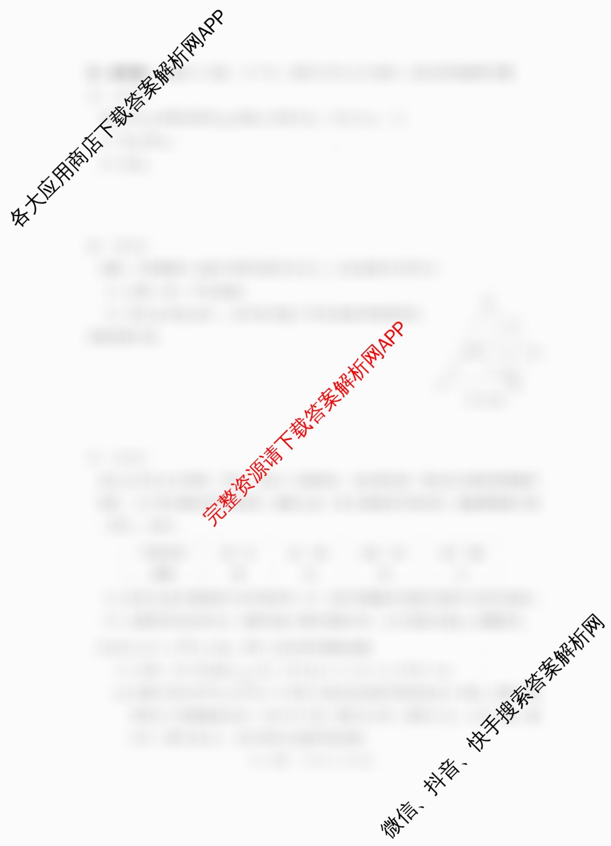 [杭州二模]2025学年第二学期杭州市高三年级教学质量检测（含化学、历史、技术等11份）数学试题