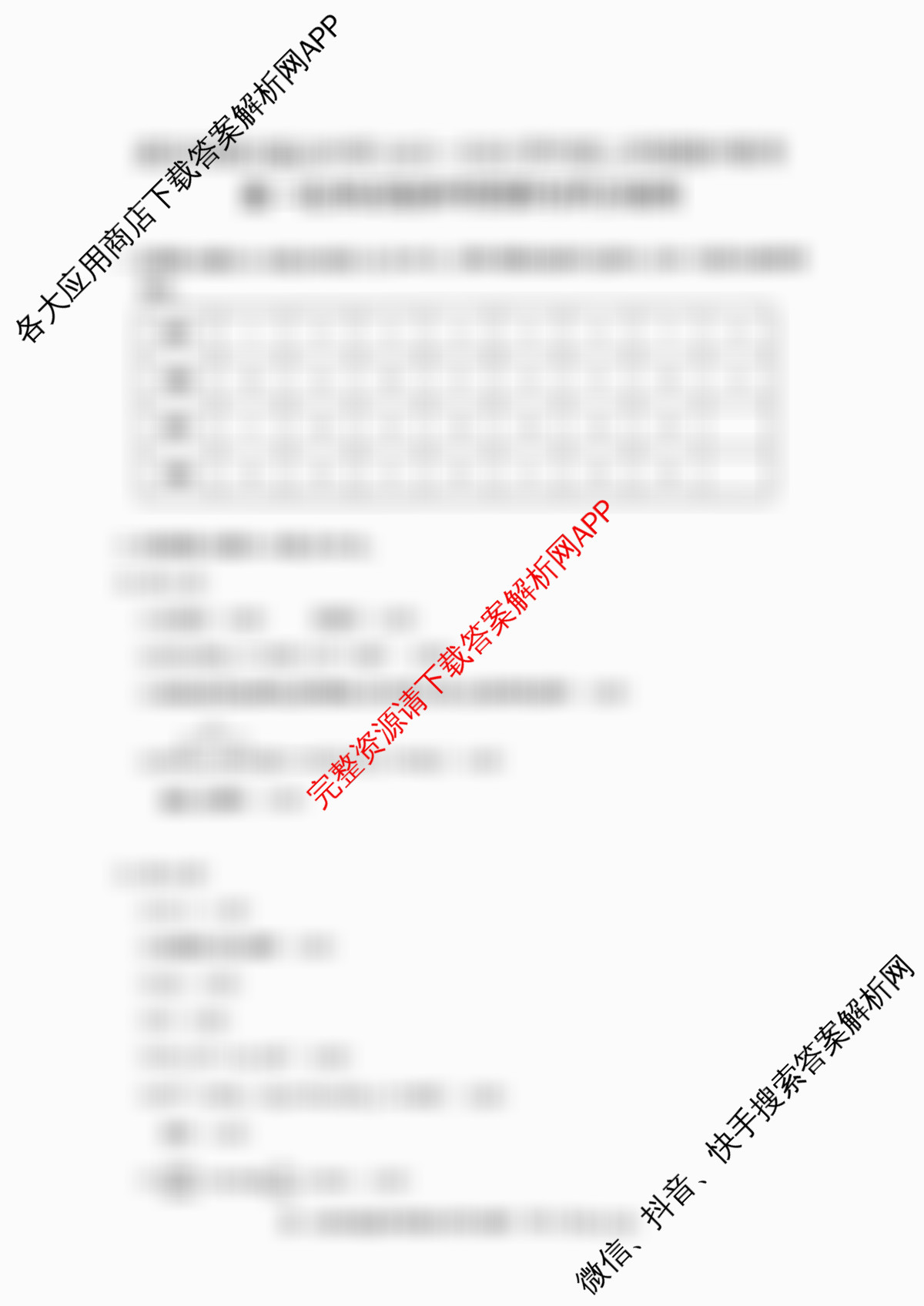 武汉市部分重点中学2025-2026学年度第一学期期中考试高一年级各科答案及试卷（含历史 生物 语文等）化学答案