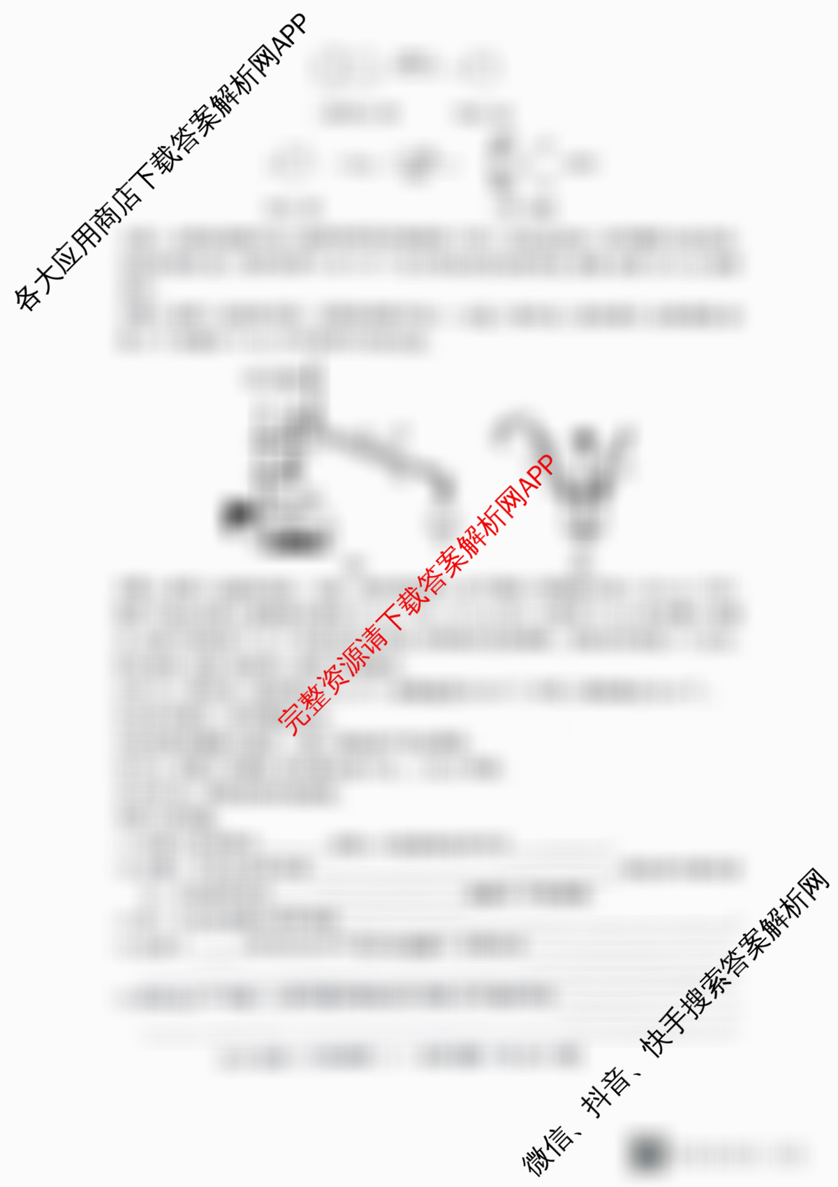 湖南省2026届高三学情调研(二)（含数学、生物、语文等9份）化学试题