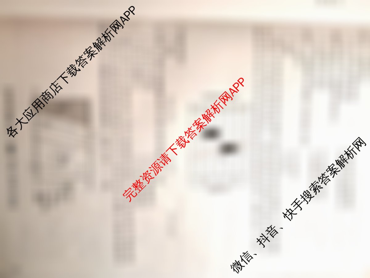 2025年普通高校招生考试冲刺压轴卷(四)4（含语文(Y在括号外)、地理(B在括号内)、生物(C在括号内)等）地理试题
