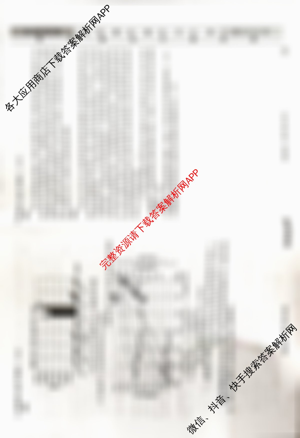 衡水名师卷高考模拟调研卷 2026年普通高等学校招生全国统一考试模拟试题(四)4试卷及答案汇总（29科全）历史试题