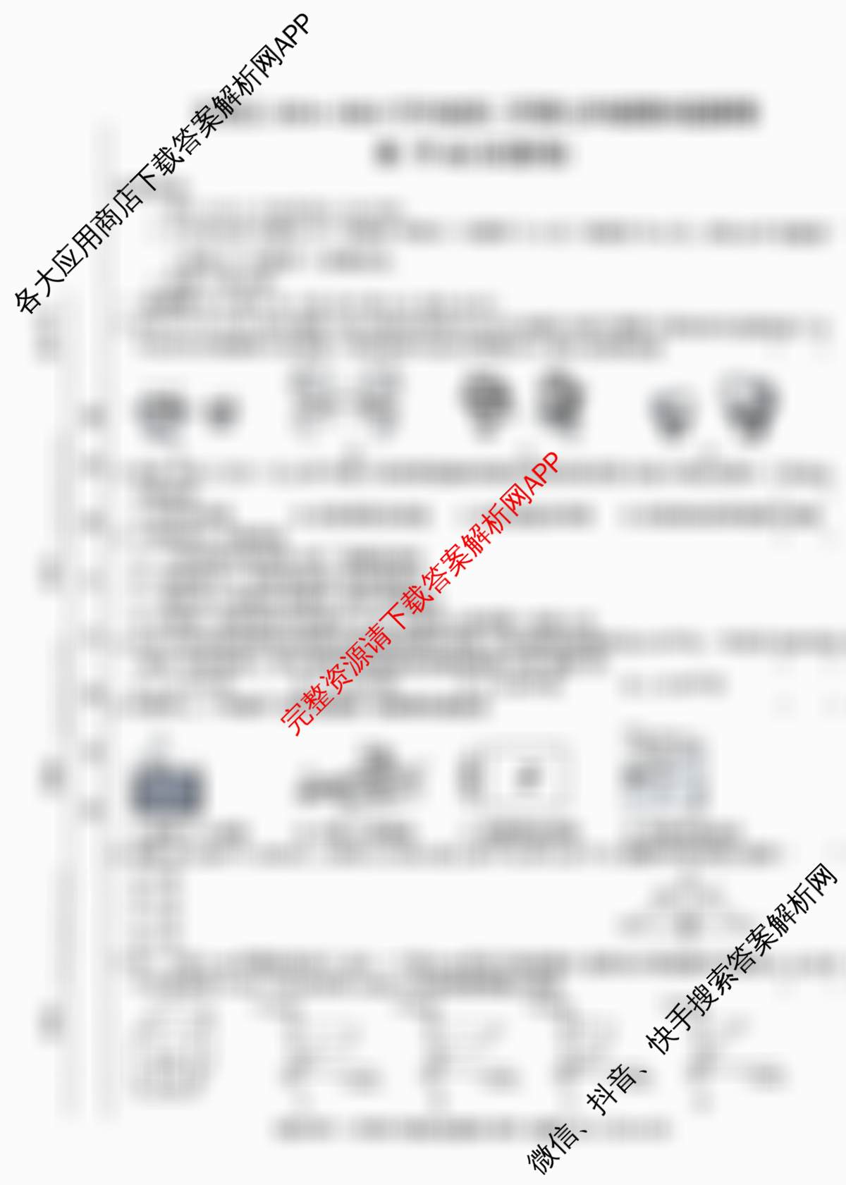 灵璧县2024-2025学年度第二学期七年级期末监测卷（含道德与法治、数学(BS)、历史等）数学试题