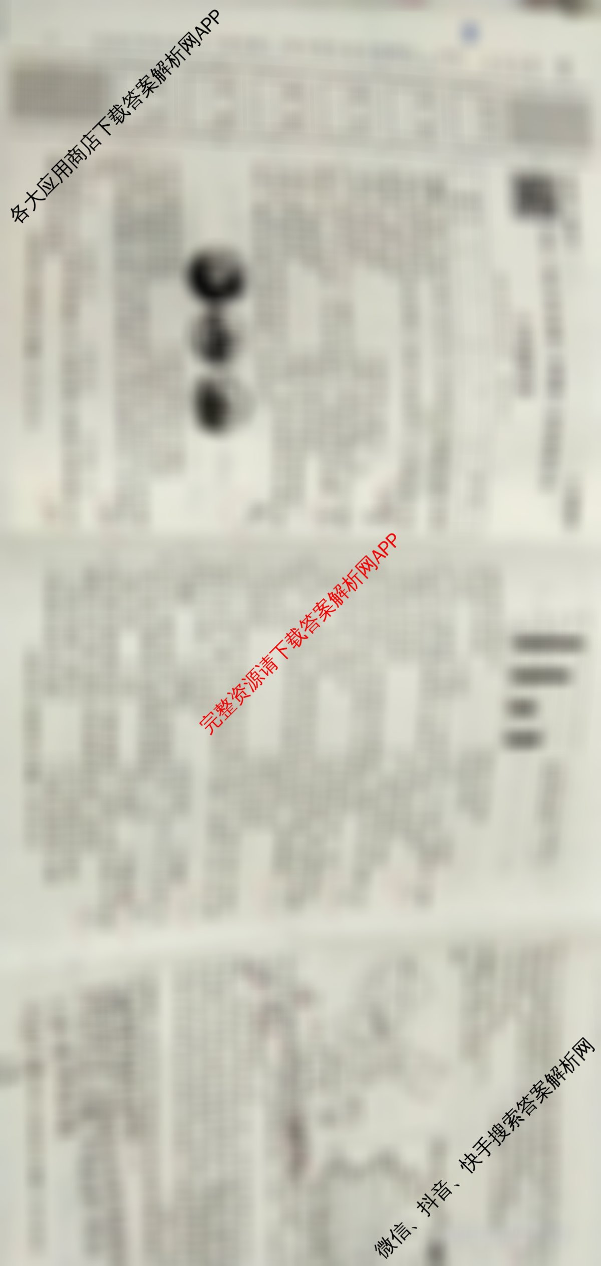 陕西省2024-2025学年度八年级第二学期第二次阶段性作业(B)（含历史、生物、地理等）历史试题