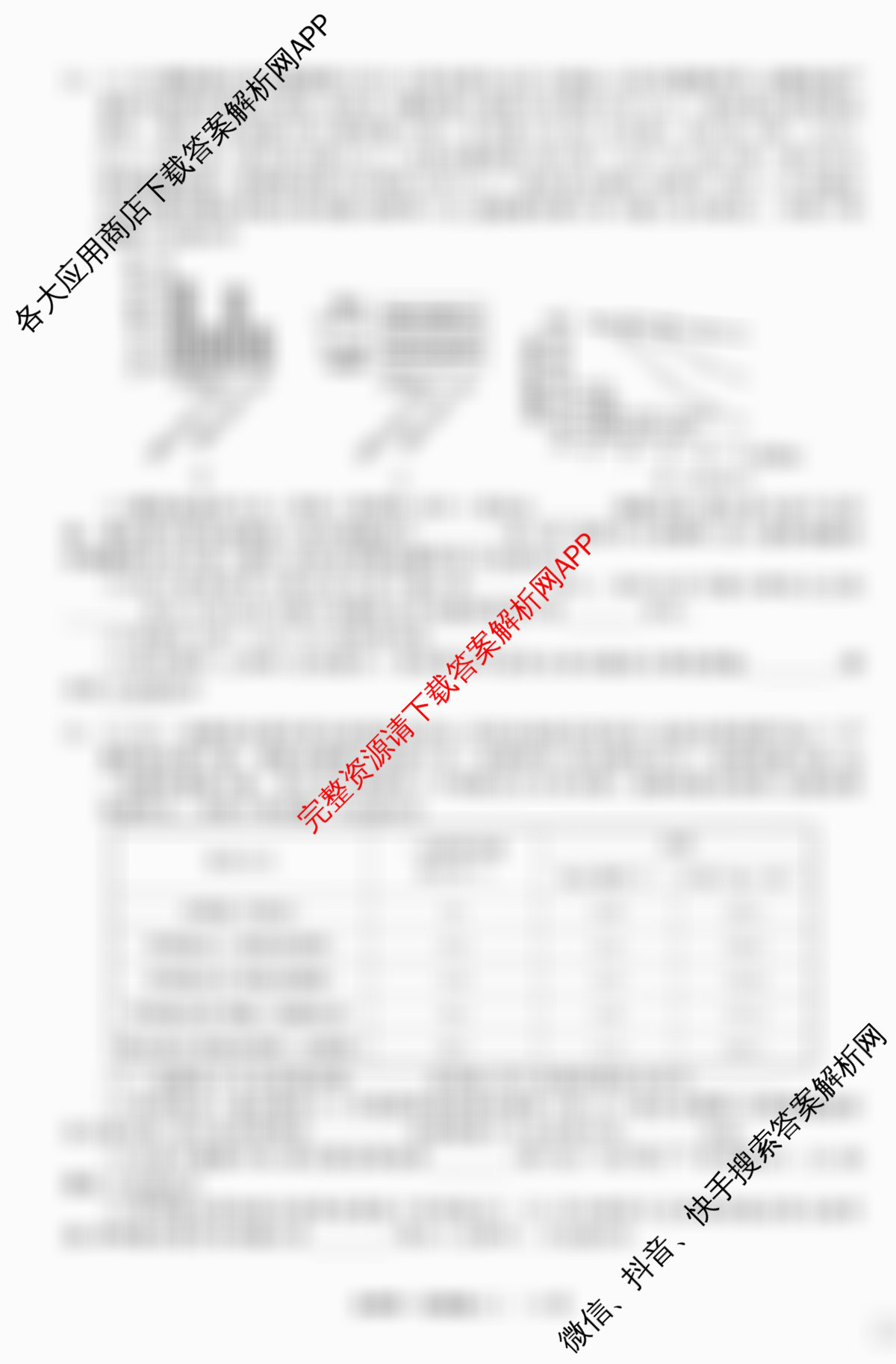 天舟高考衡中同卷2026年普通高等学校招生全国统一考试模拟信息卷(二)2各科答案及试卷（含政治(河南版)、文综(新疆版)、生物(湖北版)等）生物试题