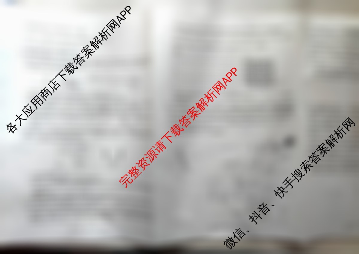2024年三新协同教研共同体高三联考(12.19-20)各科答案及试卷（27科全）物理试题