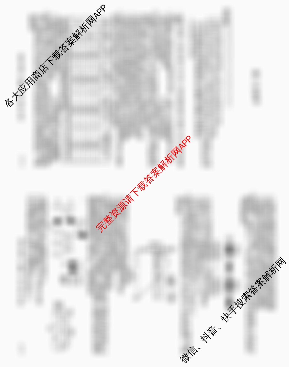 九师联盟2026届高三9月教学质量监测(9.28)各科答案及试卷: 含物理(B) 地理(S) 地理(X)试卷解析生物试题