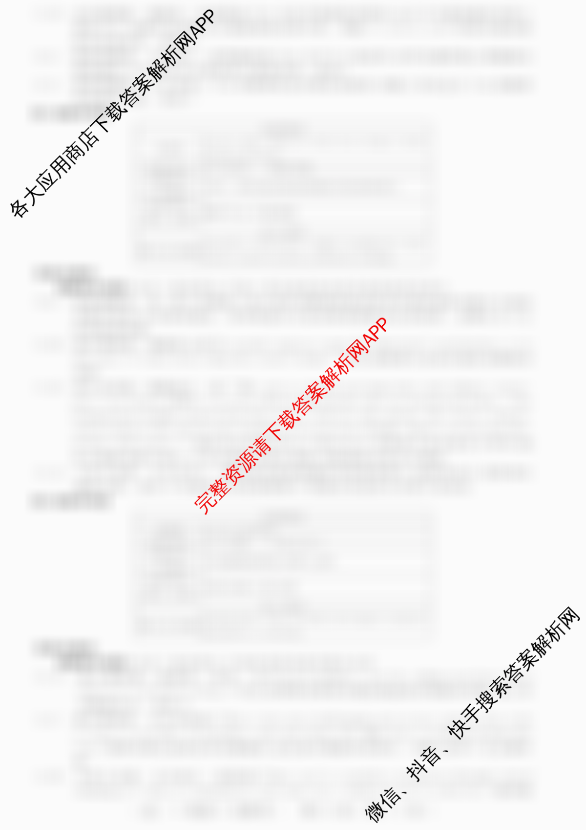 2025届H20高中联盟4月高三联考试卷及答案汇总（含历史、英语、语文等）英语答案