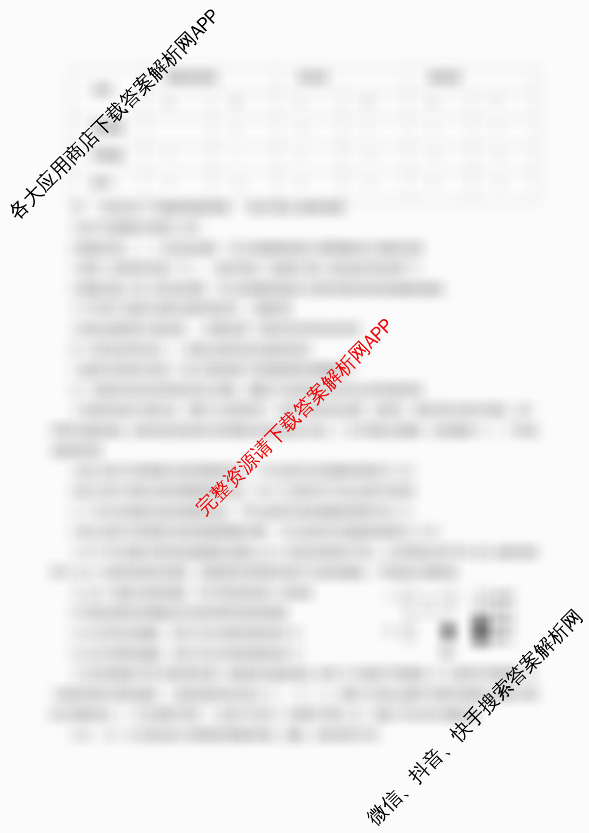 巴蜀中学2026届高考适应性月考卷(二)(黑黑黑白黑白白黑)各科答案及试卷(已更新化学 地理 数学等9份)生物试题