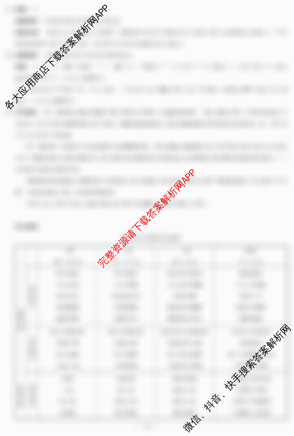 天一大联考湖南省2026届高三9月考试(无标题)各科答案及试卷（含化学 历史(广西专版) 生物等11份）语文答案