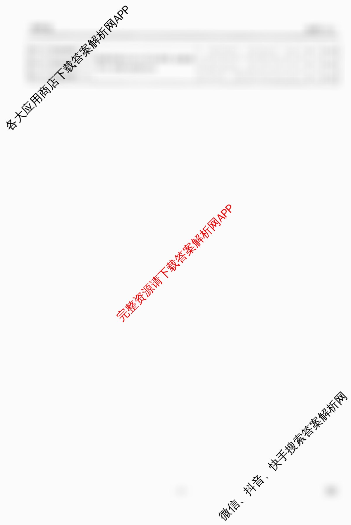 衡水金卷先享题调研卷2026年普通高等学校招生全国统一考试模拟试题(五)5（含政治(GD)、化学(CY)、政治(HJ)等）地理答案