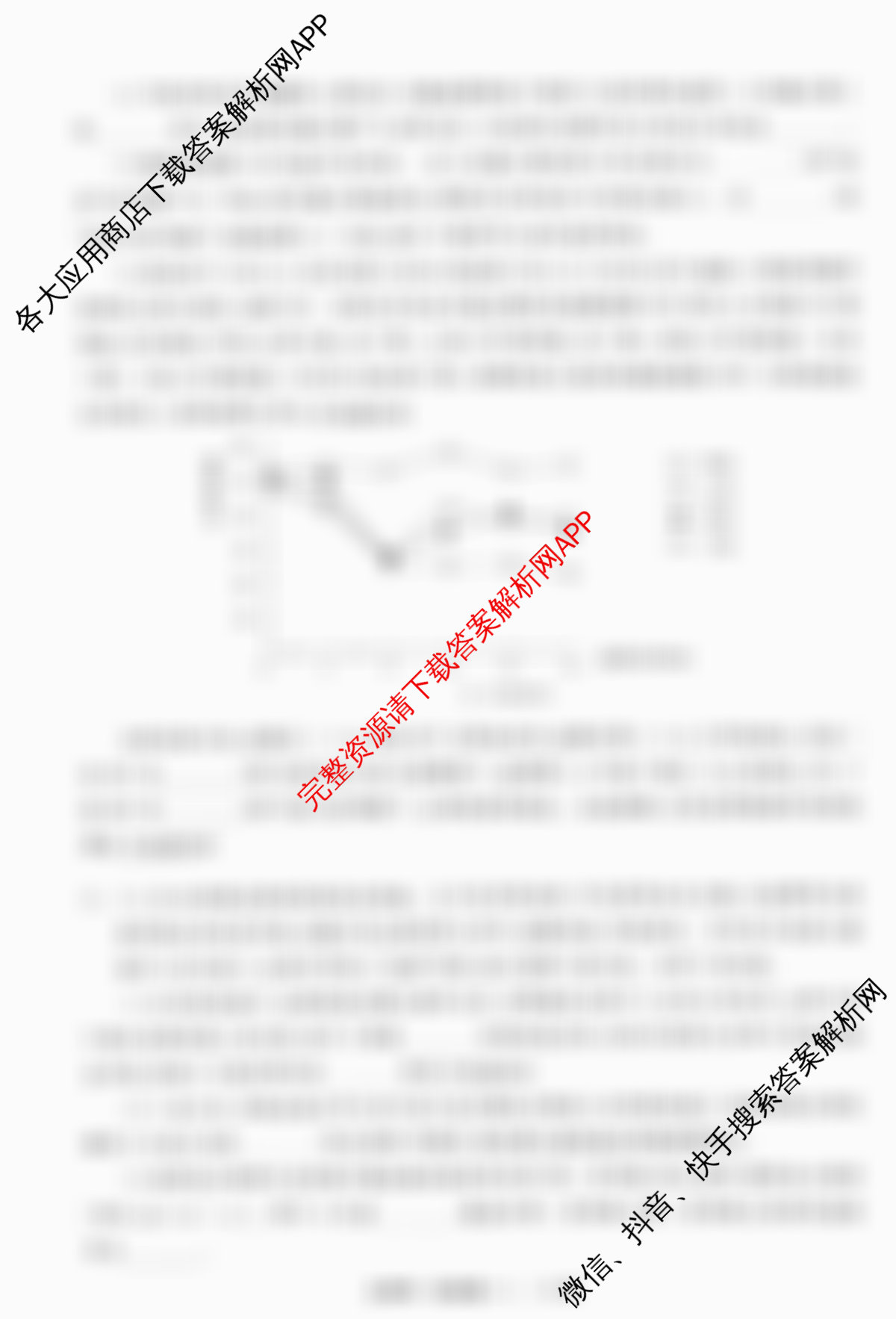 天舟高考衡中同卷2026年普通高等学校招生全国统一考试模拟信息卷(一)1各科答案及试卷（含化学(JY)、英语(通用版)、语文(通用版)等35份）生物试题