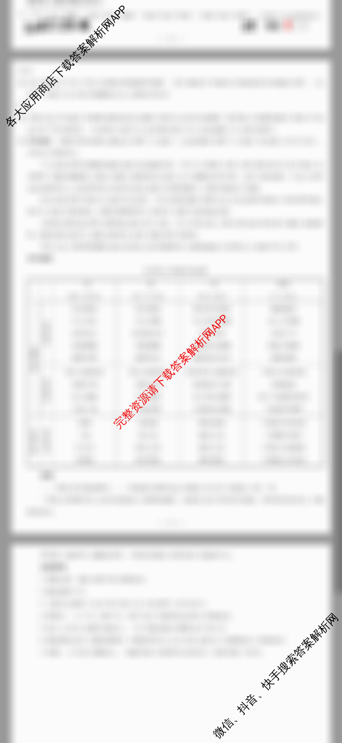 天一大联考安徽省2025-2026学年高一4月考试(无标题)(4.29)试卷及答案汇总: 含生物(2) 历史(1) 英语(2)试卷解析语文答案