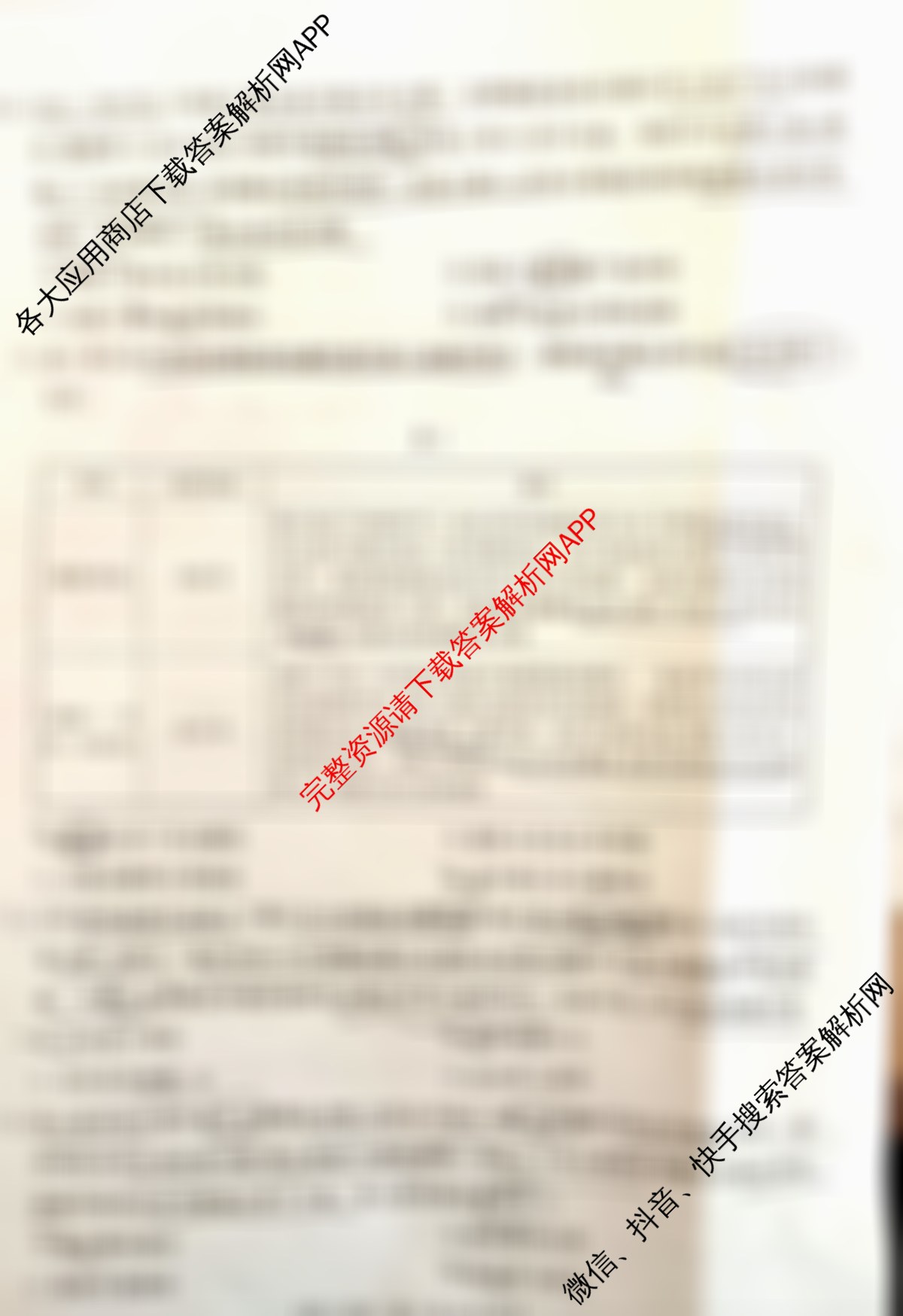 兰州市第五十八中学教育集团建标考试2026届高三(10.30)试卷及答案汇总: 含英语、数学、生物试卷解析历史试题