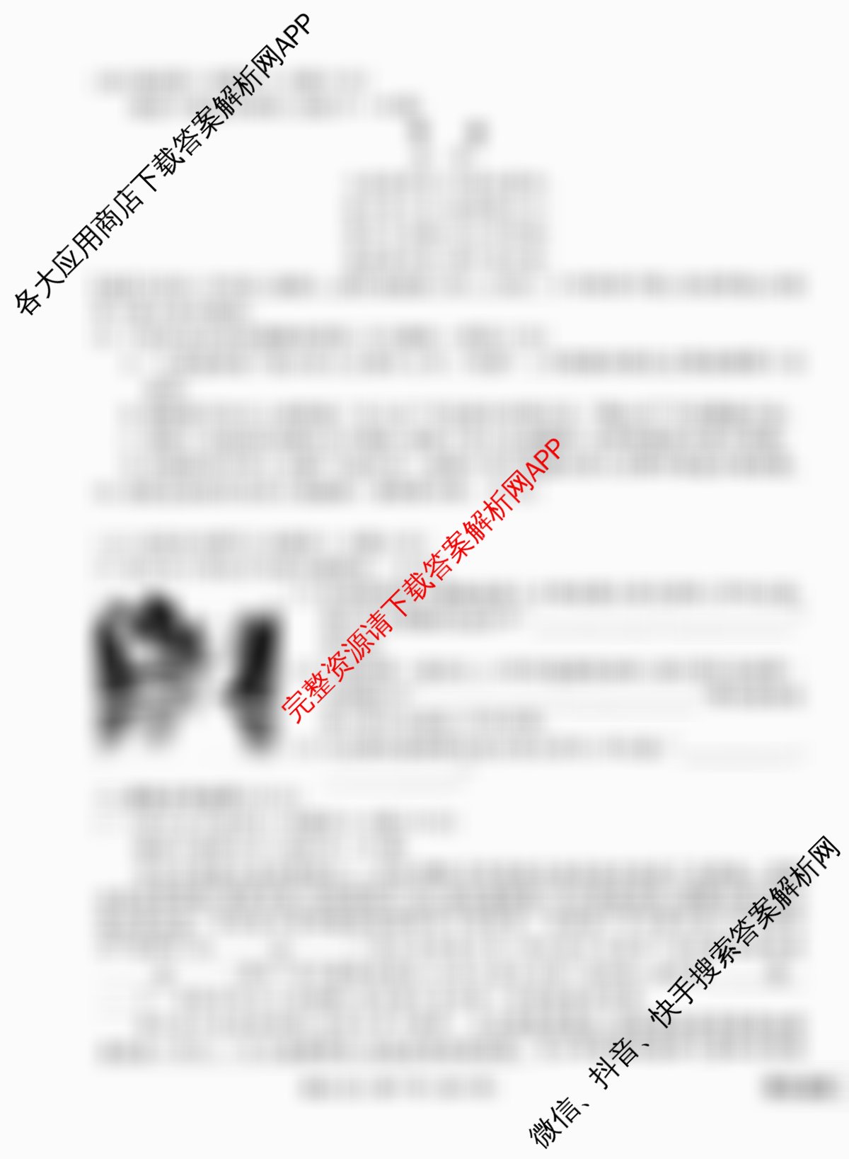 衡水金卷先享题调研卷2026年普通高等学校招生全国统一考试模拟试题(五)5（含政治(GD)、化学(CY)、政治(HJ)等）语文试题