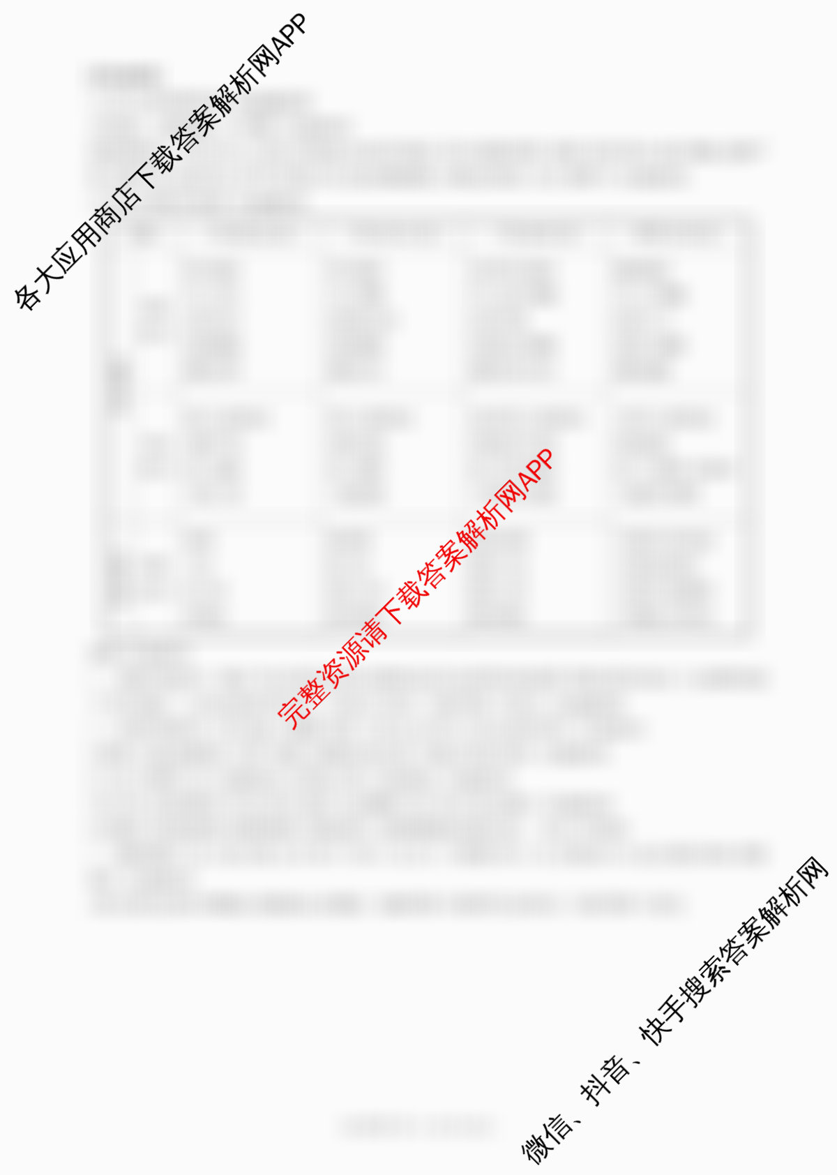 百师联盟2026届高三命题趋势预测(四)（含历史(百G)、政治(百E)、日语等22份）语文答案