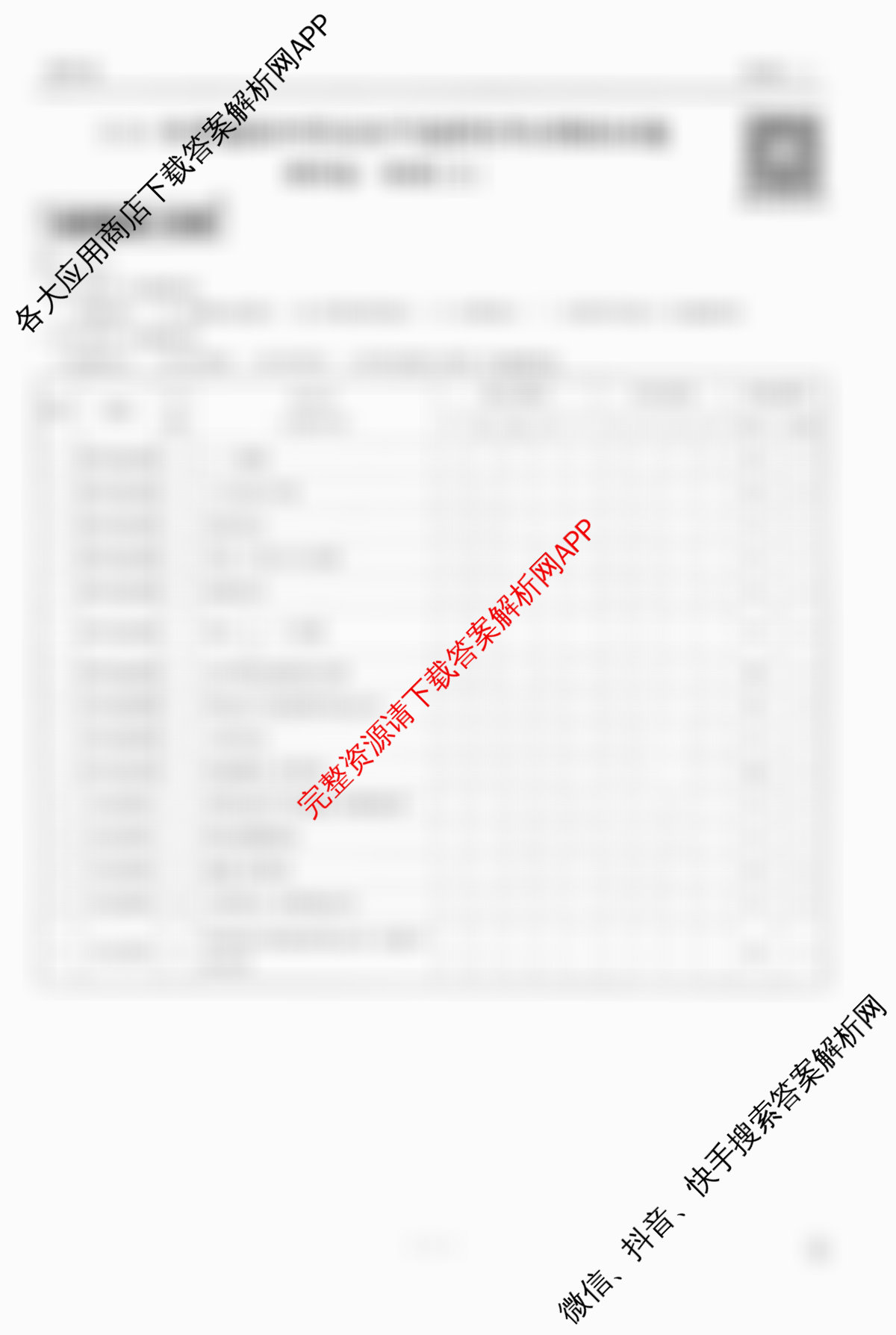 衡水金卷先享题调研卷2026年普通高等学校招生全国统一考试模拟试题(三)3各科答案及试卷（含历史(HU)、政治(MH)、生物(FJ)等91份）物理答案