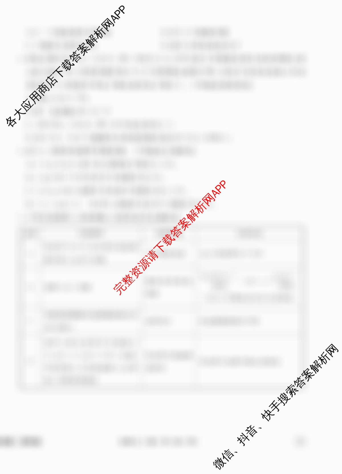 衡水金卷先享题调研卷2026年普通高等学校招生全国统一考试模拟试题(二)2试卷及答案汇总（91科全）化学试题