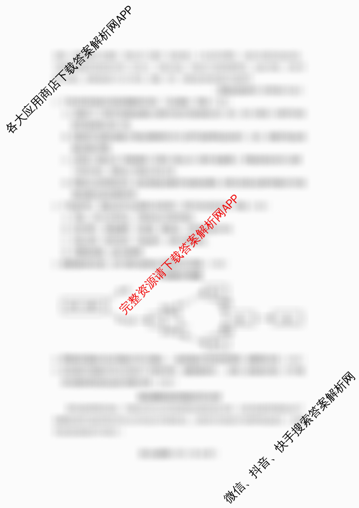 言蹊联考2026届新高三毕业班适应性检测(8月)试卷及答案汇总（含生物 语文 英语等）语文试题