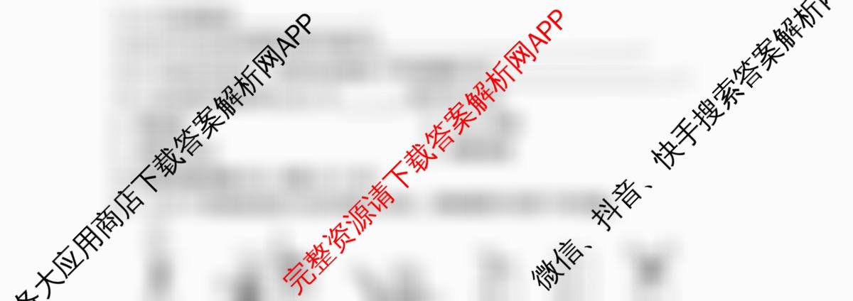 2025年陕西省初中学业水考试定心卷（11科全）化学试题