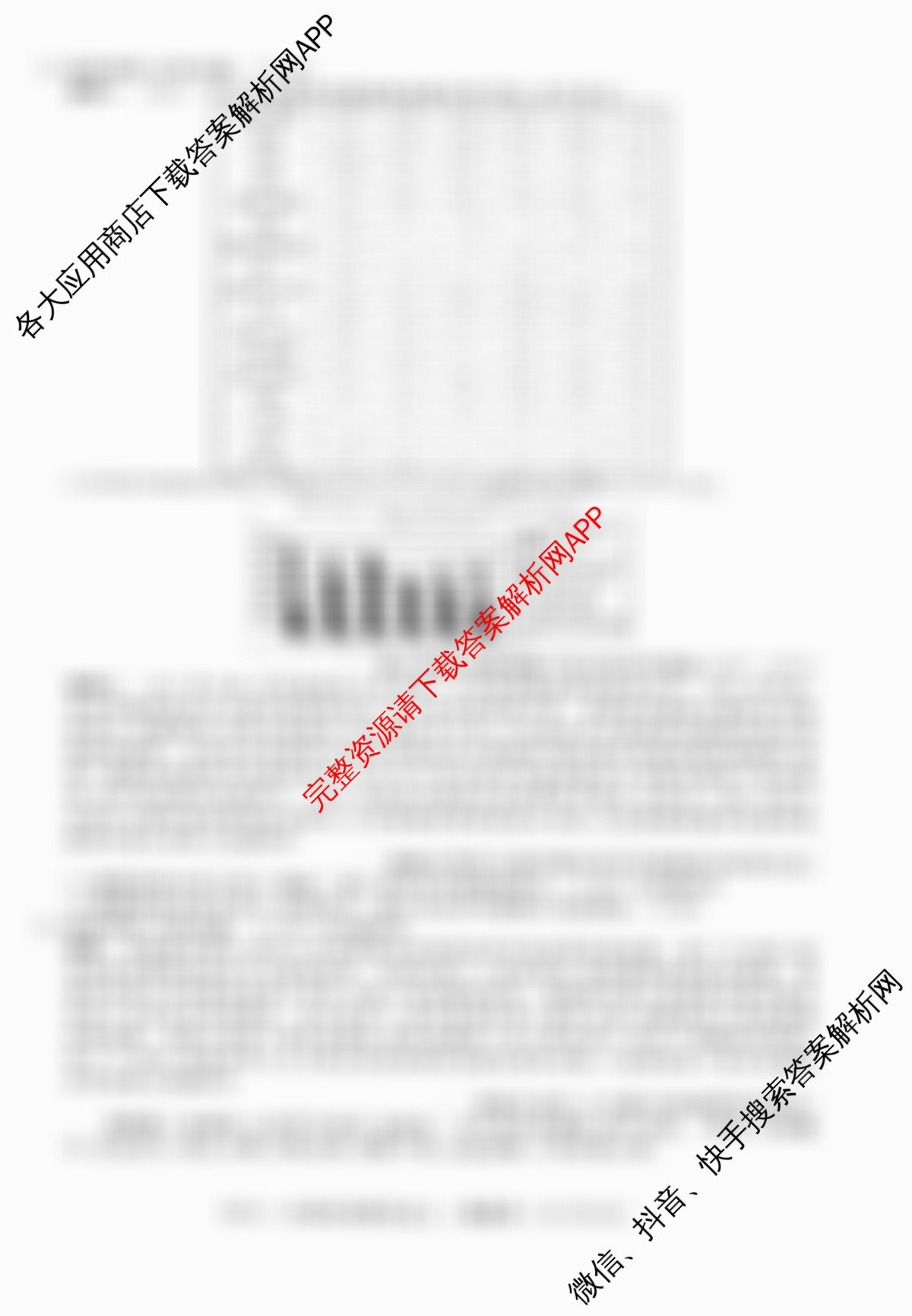 2026届高三总复习名师原创模拟(七)7试卷及答案汇总（含语文(XS6G) 生物(XS6JG) 物理(HN6)等）历史试题