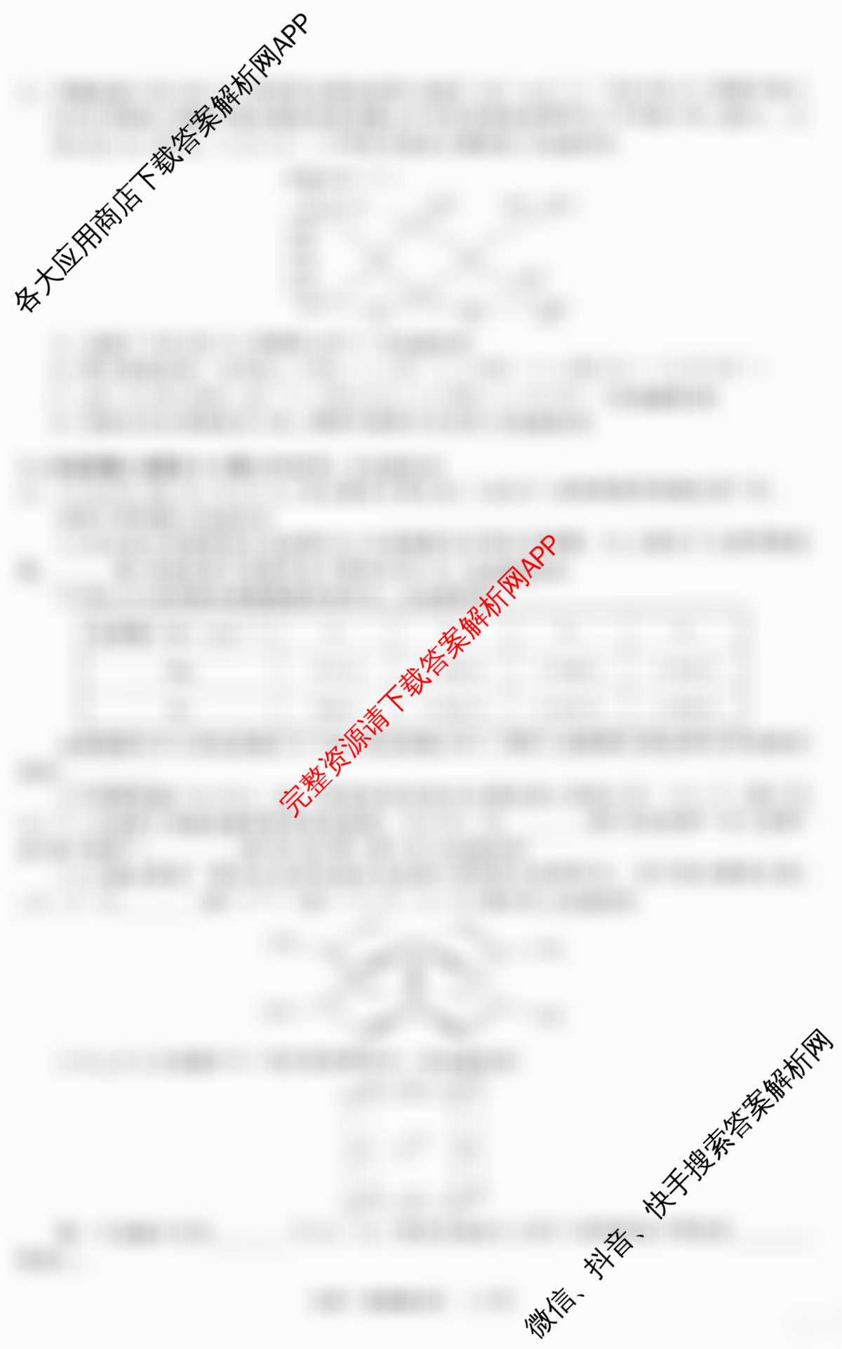 天舟高考衡中同卷2026年普通高等学校招生全国统一考试模拟信息卷(四)4各科答案及试卷: 含化学(LE) 化学(WY) 政治(河南版)试卷解析化学试题