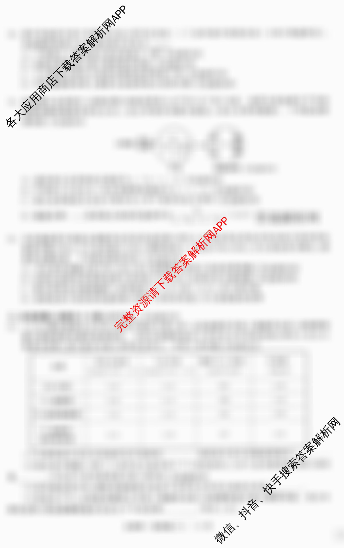 天舟高考衡中同卷2026年普通高等学校招生全国统一考试模拟信息卷(二)2（35科全）生物试题