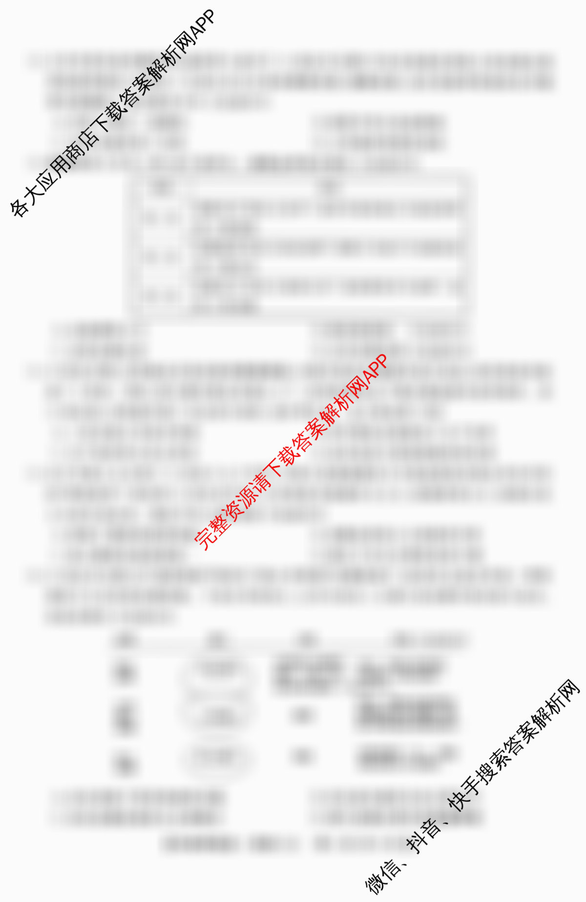 2026普通高等学校招生全国统一考试冲刺押题卷(五)5试卷及答案汇总（15科全）历史试题