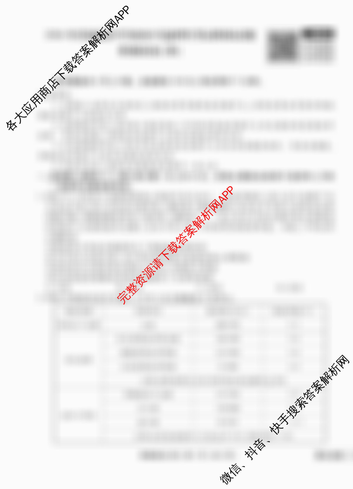 衡水金卷先享题调研卷2026年普通高等学校招生全国统一考试模拟试题(四)4各科答案及试卷(已更新地理(MH) 化学(L) 政治(HJ)等91份)政治试题
