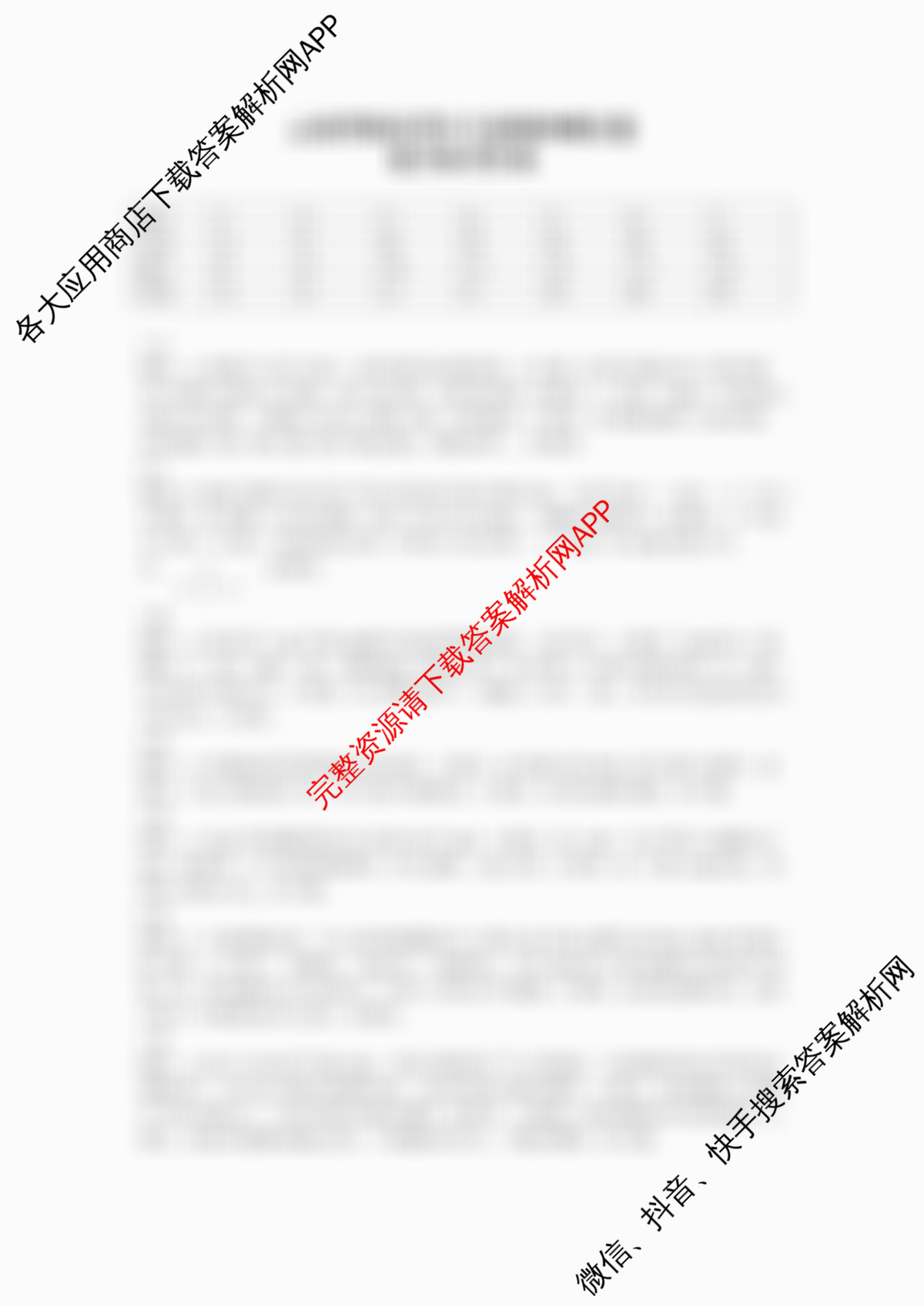 2025年云南省新高考自主命题冲刺金卷(5.15)试卷及答案汇总: 含数学 化学 地理试卷解析化学答案