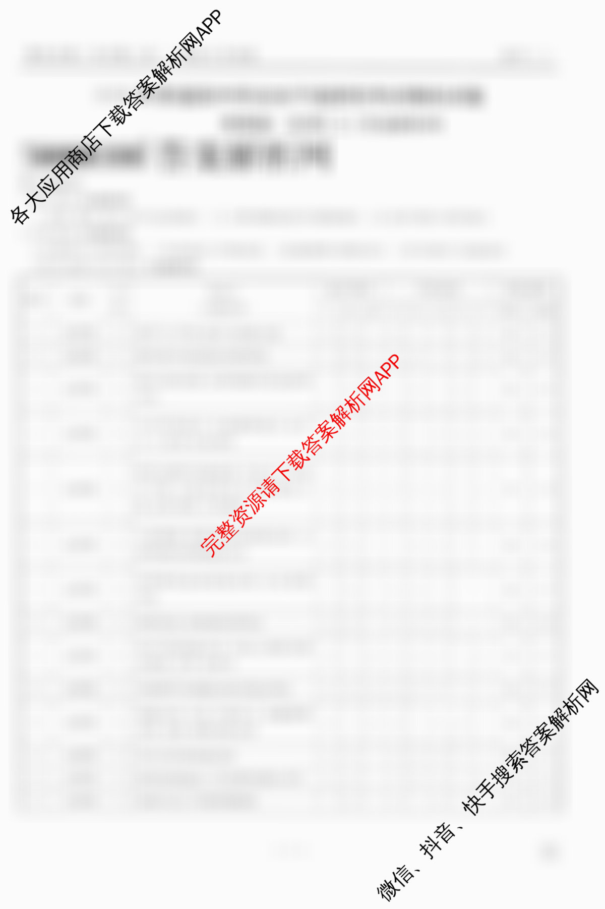 衡水金卷先享题夯基卷 2026年普通高等学校招生全国统一考试模拟 (二)2试卷及答案汇总（33科全）化学答案