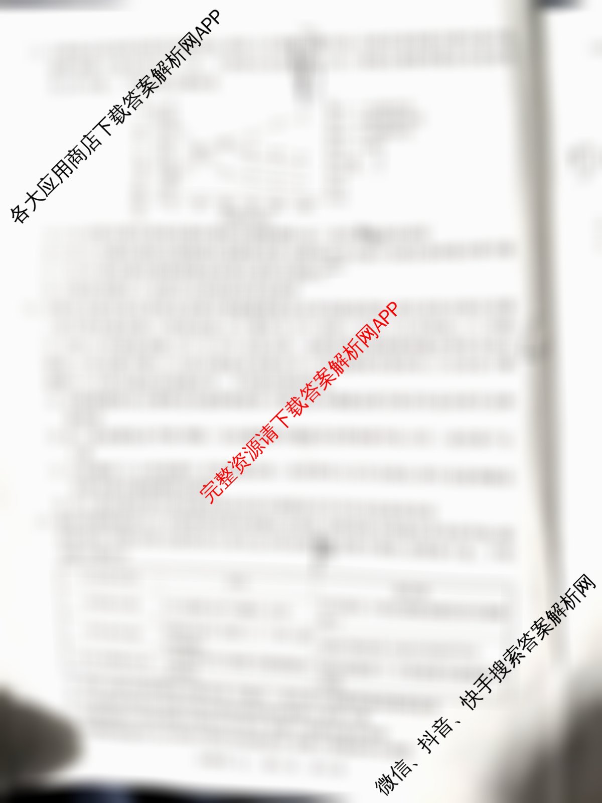 冲刺新高考2026届高考仿真训练(T8)(七)7各科答案及试卷（31科全）生物试题