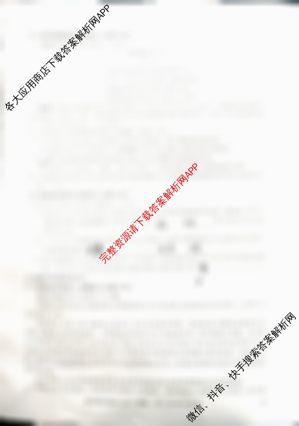 2025年普通高校招生考试冲刺压轴卷(四)4（含语文(Y在括号外)、地理(B在括号内)、生物(C在括号内)等）语文试题
