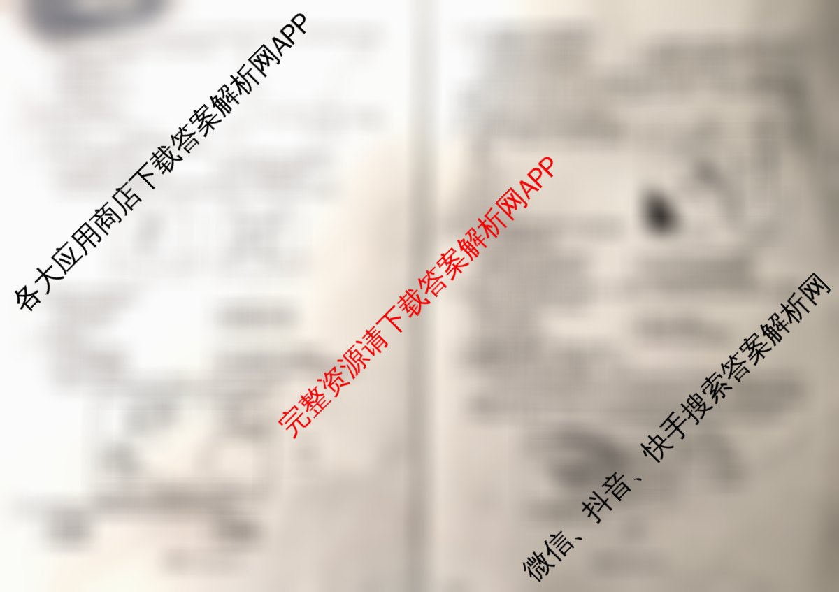 百师联盟2025-2026学年高二12月联考: 含物理(N)、物理(A)、物理(C)试卷解析地理试题