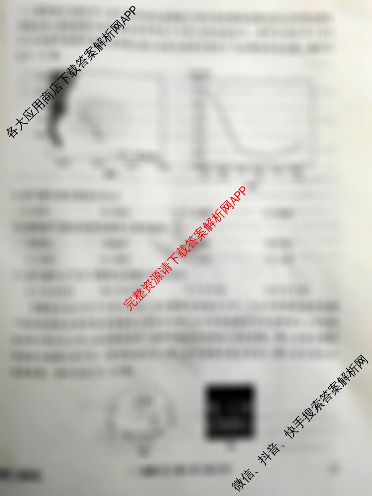 衡水金卷先享题调研卷2026年普通高等学校招生全国统一考试模拟试题(三)3各科答案及试卷（含历史(HU)、政治(MH)、生物(FJ)等91份）地理试题