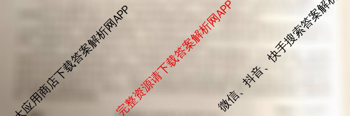 安徽省C20教育联盟2025年九年级中考功夫卷(六)（含数学、语文、历史等7份）语文试题