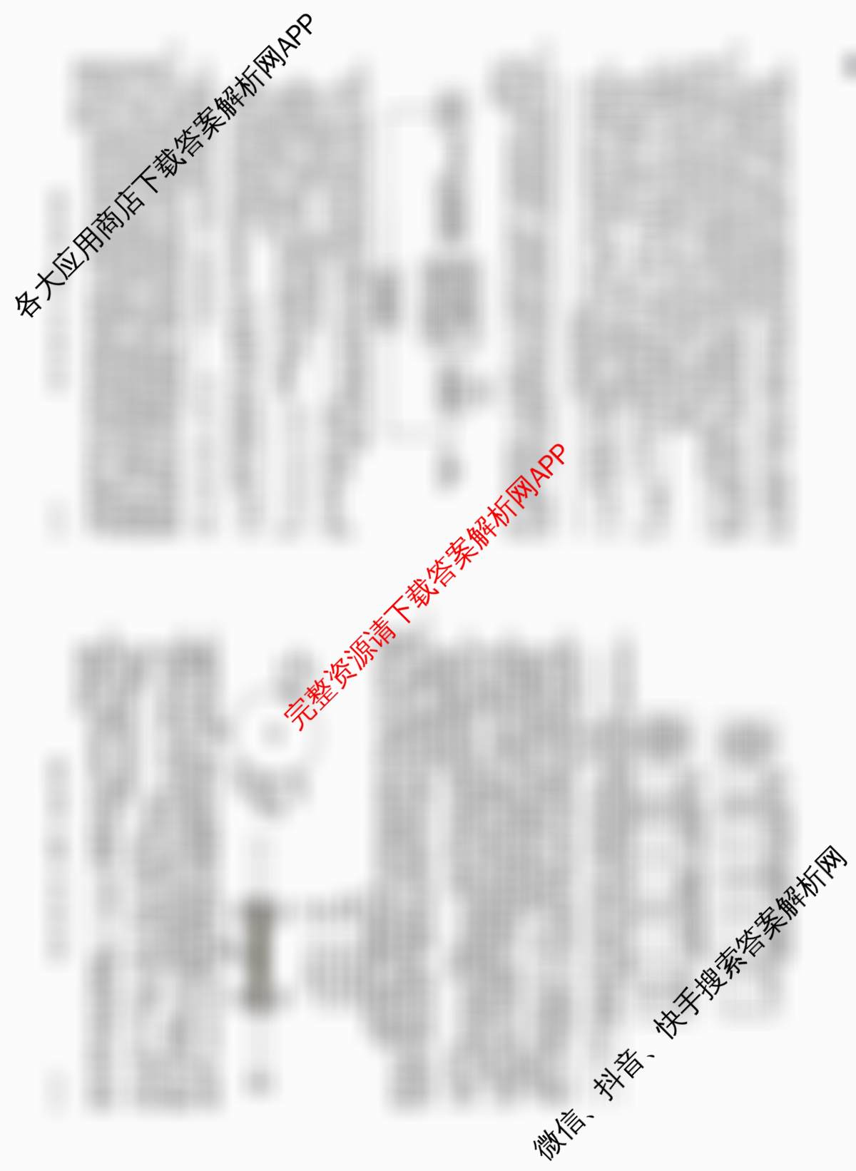 九师联盟2026届高三9月教学质量监测(9.28)各科答案及试卷: 含物理(B) 地理(S) 地理(X)试卷解析生物试题