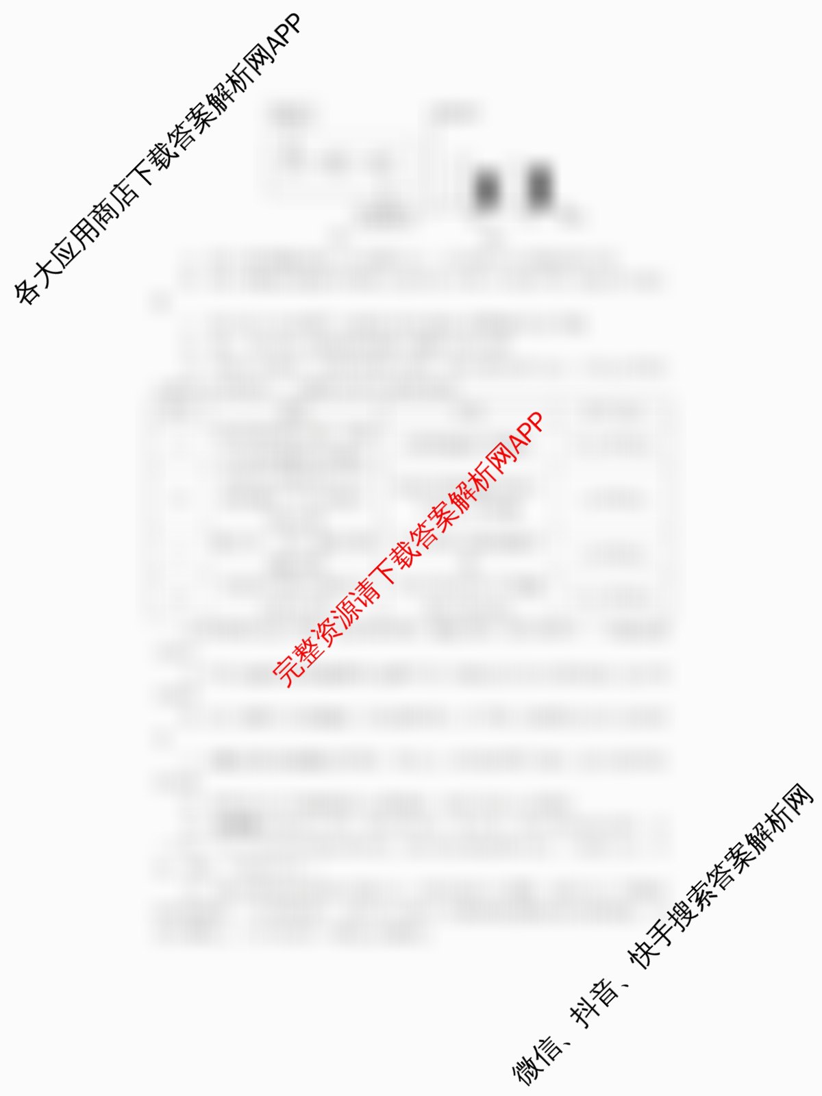 湖南师大附中2024-2025学年度高一第一学期期中考试试卷及答案汇总（含政治 生物 语文等）生物试题