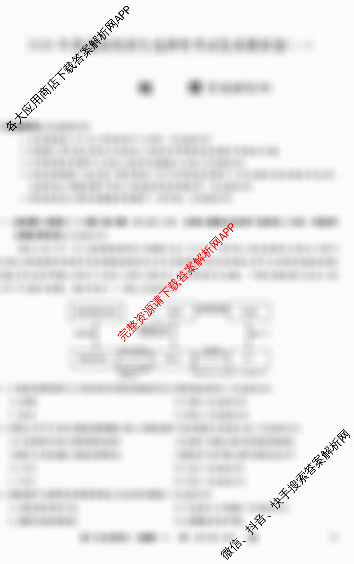 2026年全国高考仿真模拟卷(一)1（含化学(A N) 政治(C N) 物理(A N)等14份）地理试题