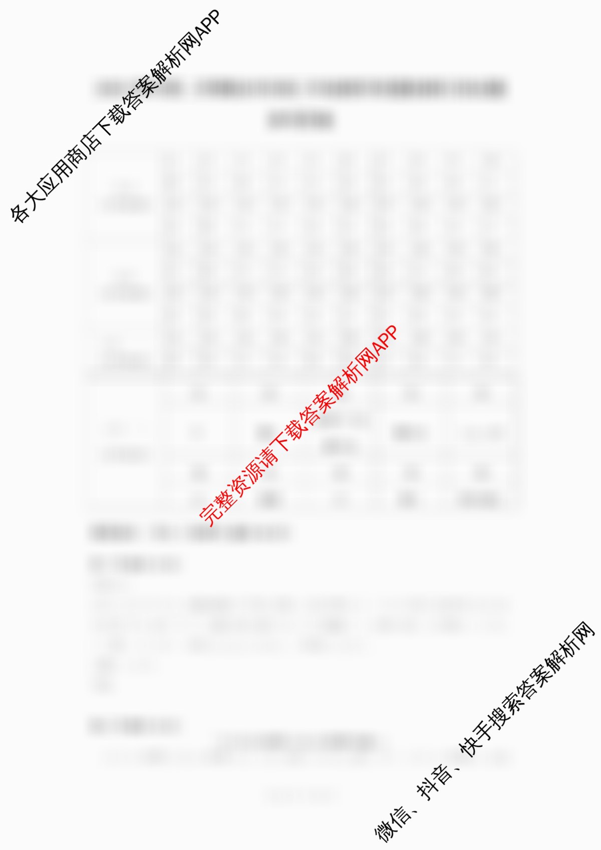 [杭州二模]2025学年第二学期杭州市高三年级教学质量检测（含化学、历史、技术等11份）日语答案