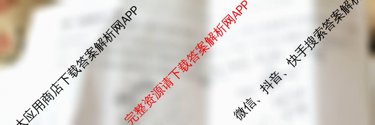 宿松二中2024-2025学年高一第二学期5月月考各科答案及试卷（9科全）物理试题