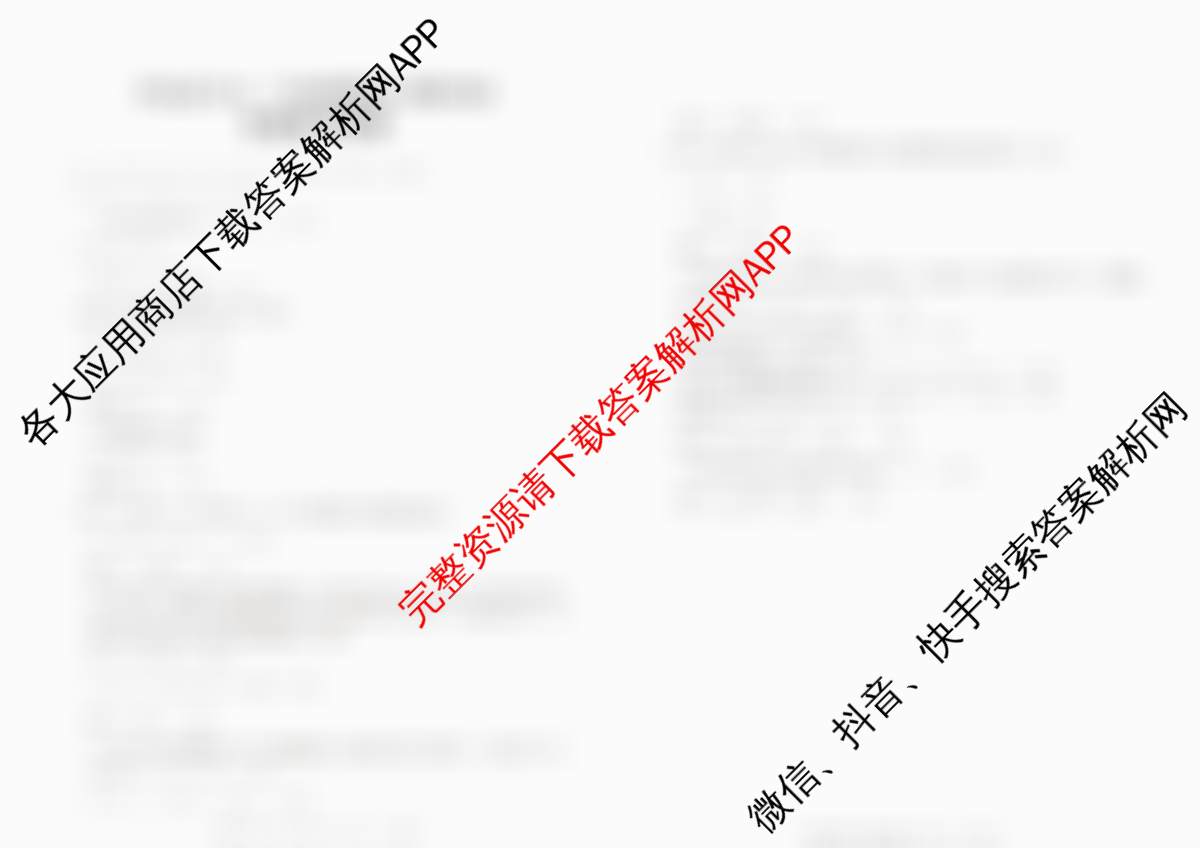 河北省五个一名校联盟高二期末考试(2025.07)各科答案及试卷（9科全）物理答案