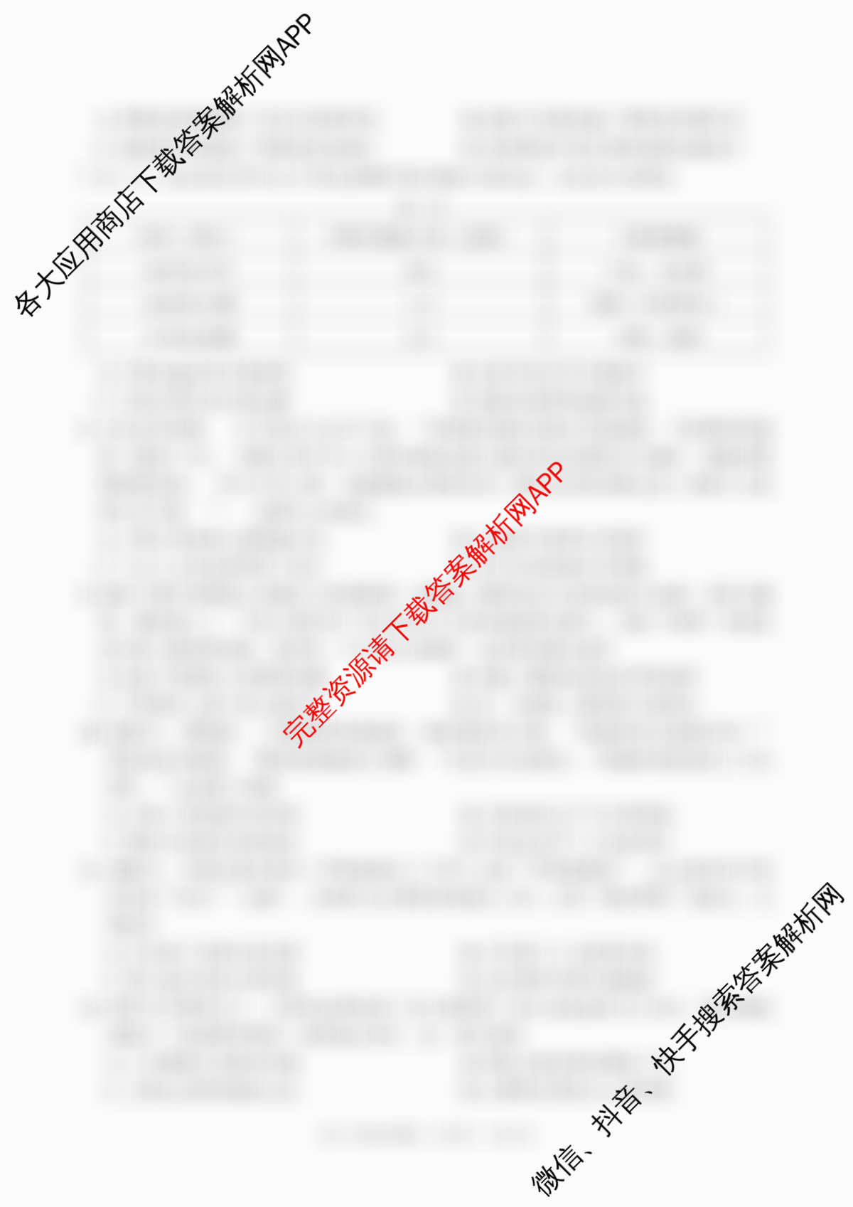 沅澧共同体2025年上学期高一年级期末考试(试题卷)试卷及答案汇总（9科全）历史试题
