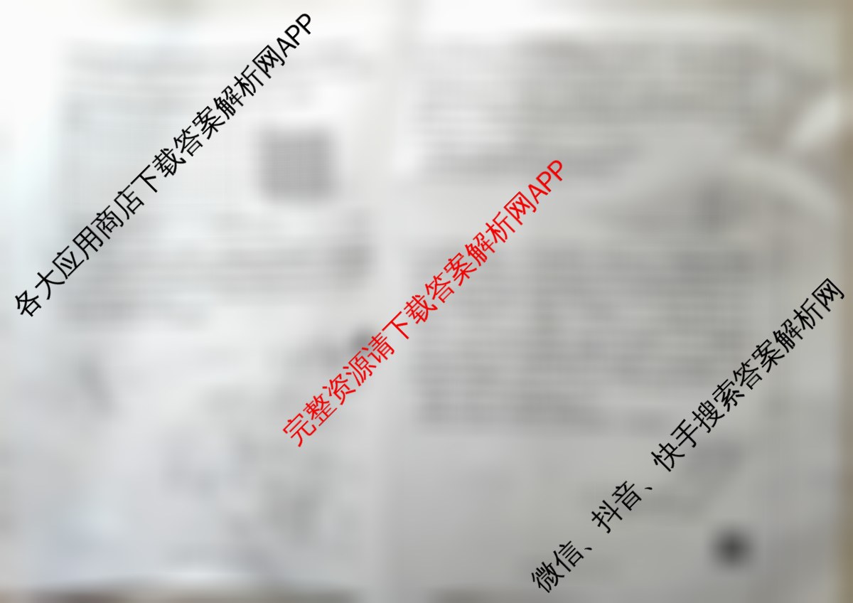2024年三新协同教研共同体高三联考(12.19-20)各科答案及试卷（27科全）物理试题