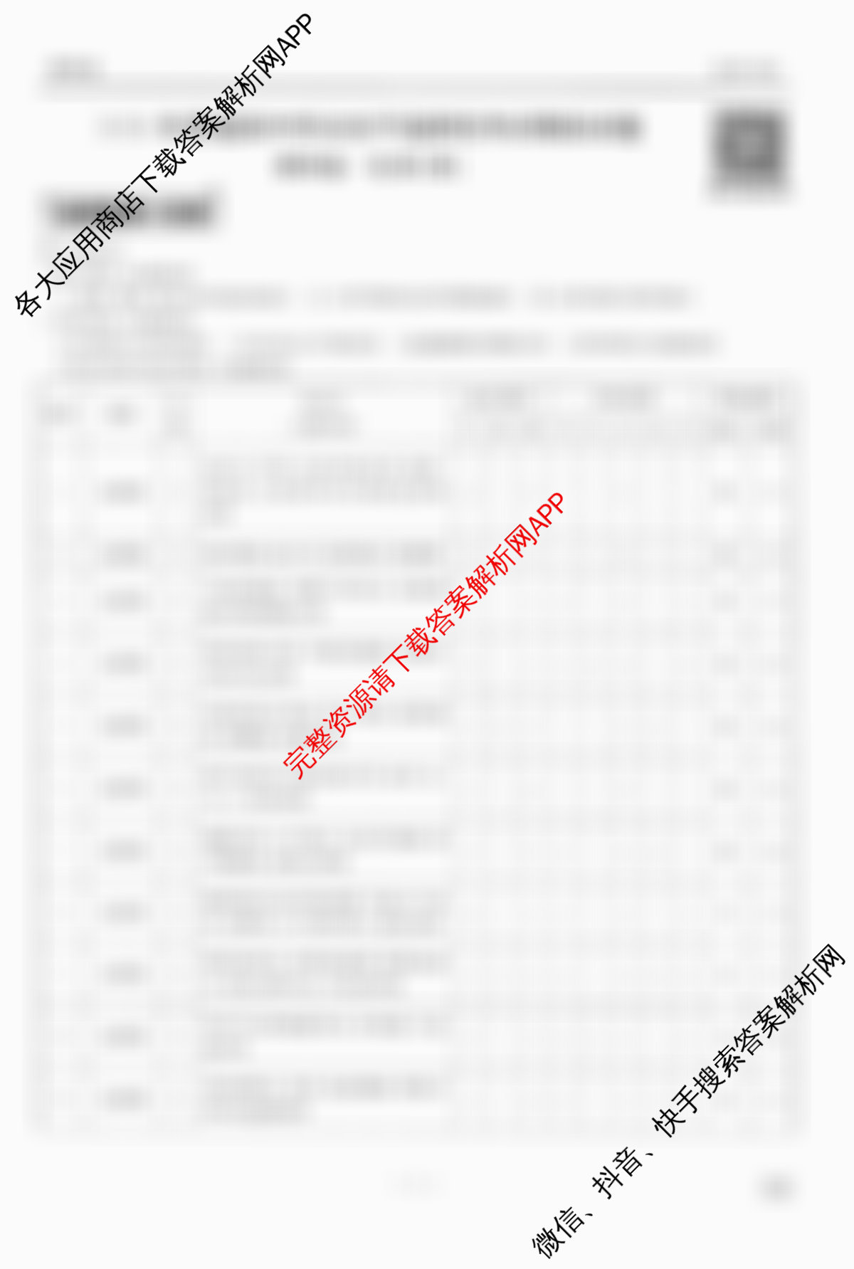 衡水金卷先享题调研卷2026年普通高等学校招生全国统一考试模拟试题(四)4各科答案及试卷(已更新地理(MH) 化学(L) 政治(HJ)等91份)化学答案