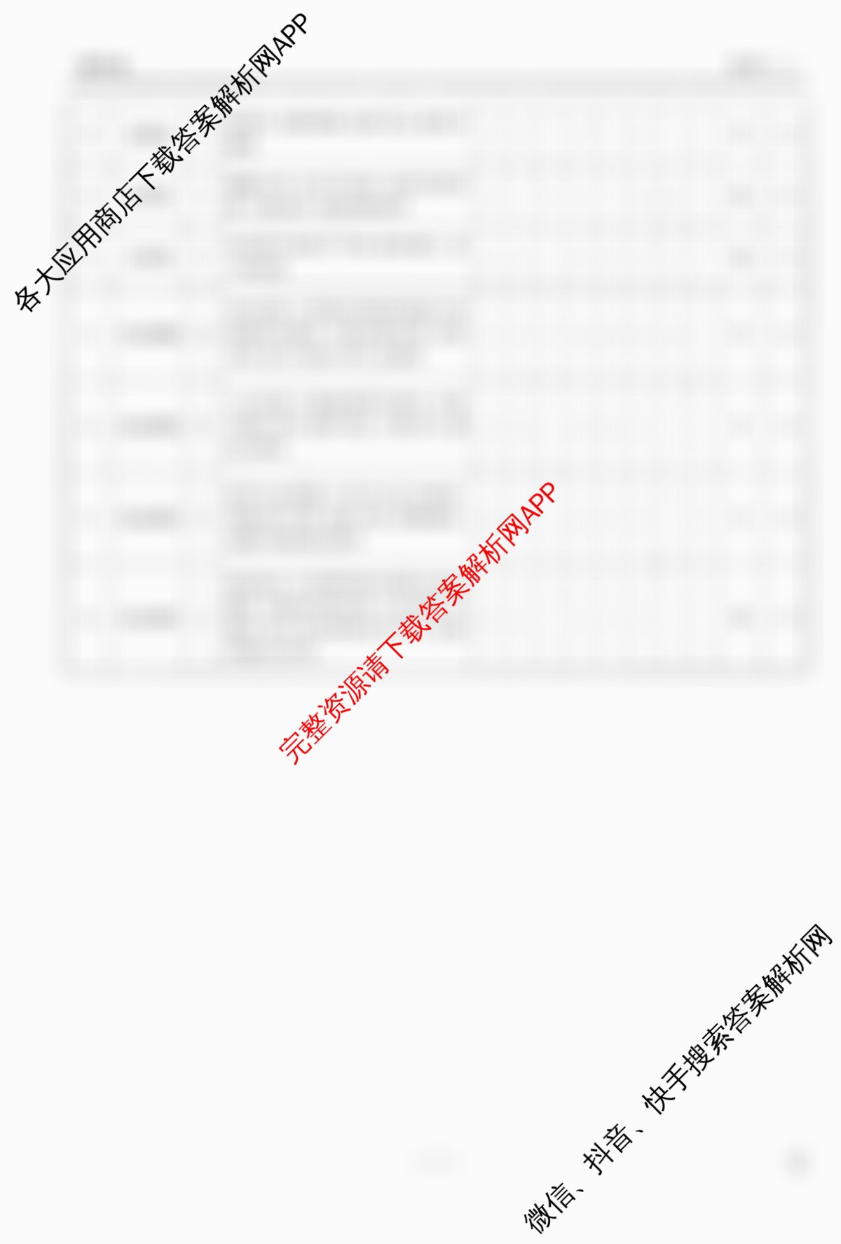 衡水金卷先享题调研卷2026年普通高等学校招生全国统一考试模拟试题(二)2试卷及答案汇总（91科全）化学答案