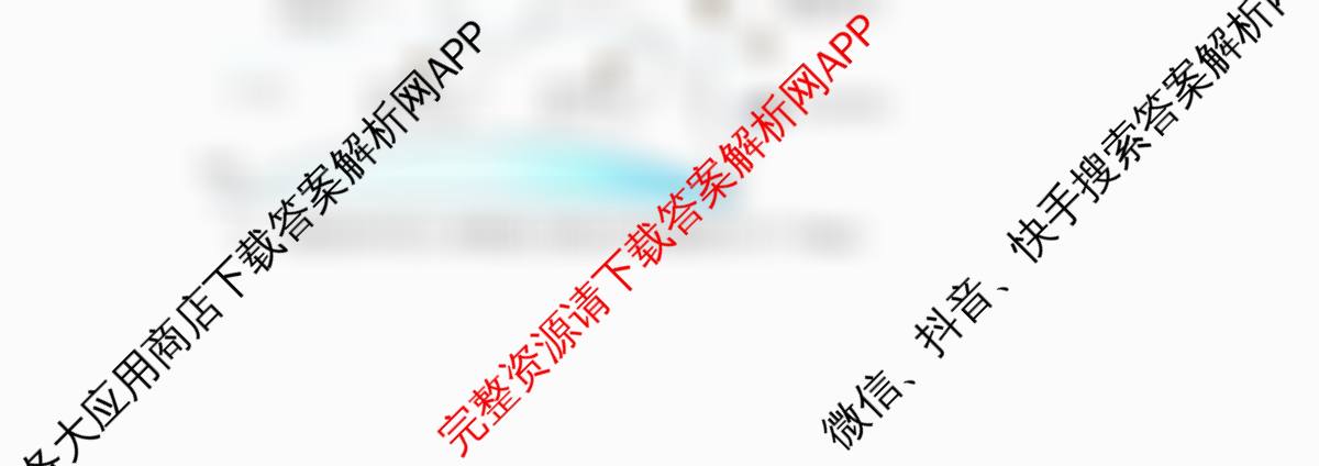 张家界市2024~2025学年第二学期高二期末考试各科答案及试卷（含化学(B卷) 地理(A卷) 数学等）物理试题