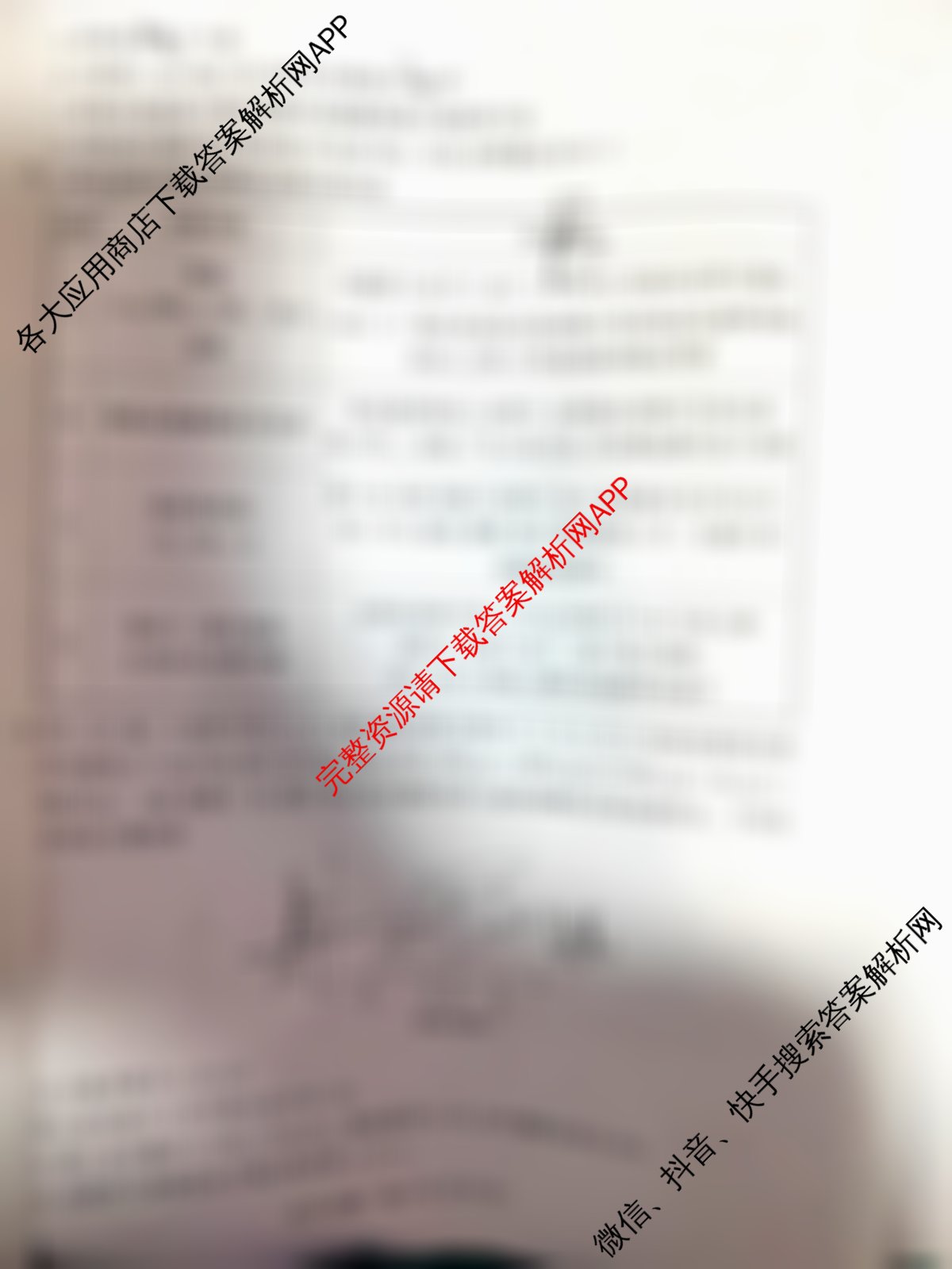 天一大联考2024-2025学年高中毕业班阶段性测试(六)（含政治 政治(专版) 英语等14份）化学试题