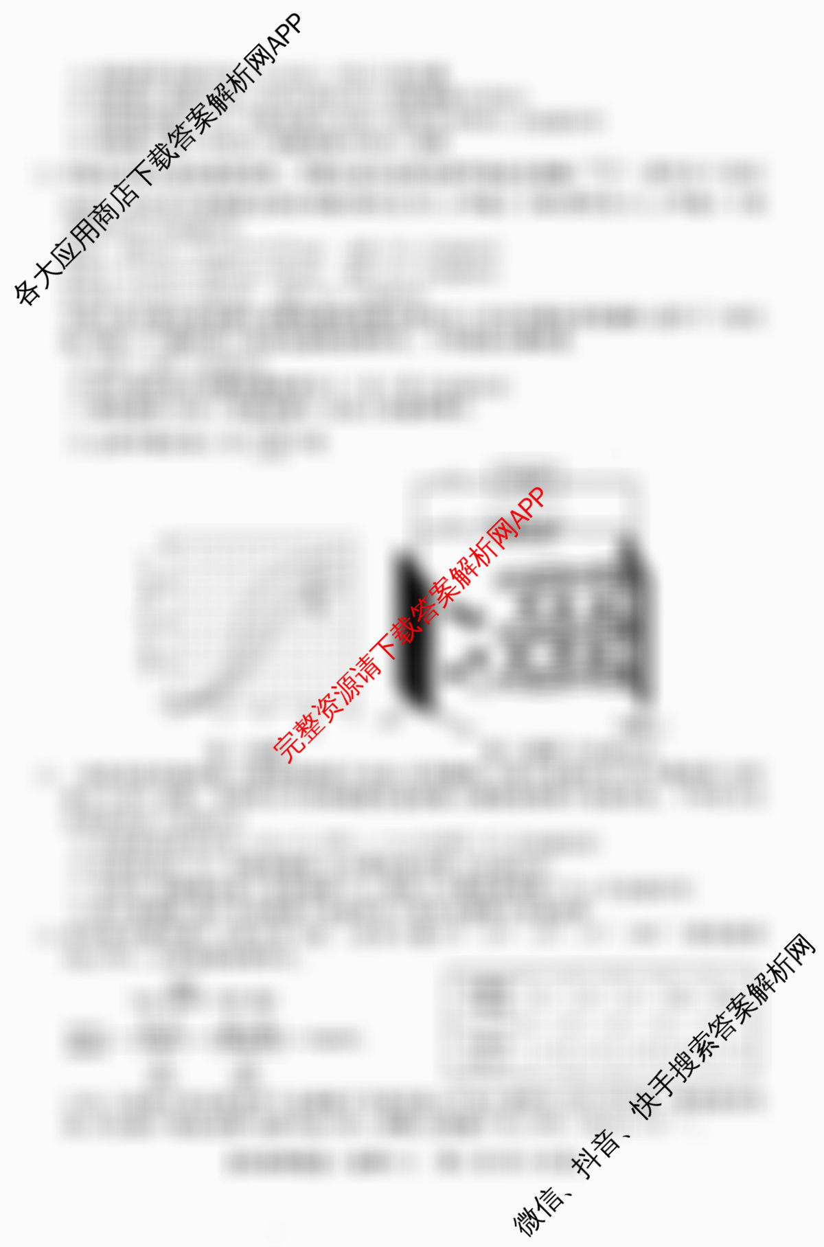 2026普通高等学校招生全国统一考试冲刺押题卷(六)6各科答案及试卷（含英语 地理(HNY) 政治等）化学试题