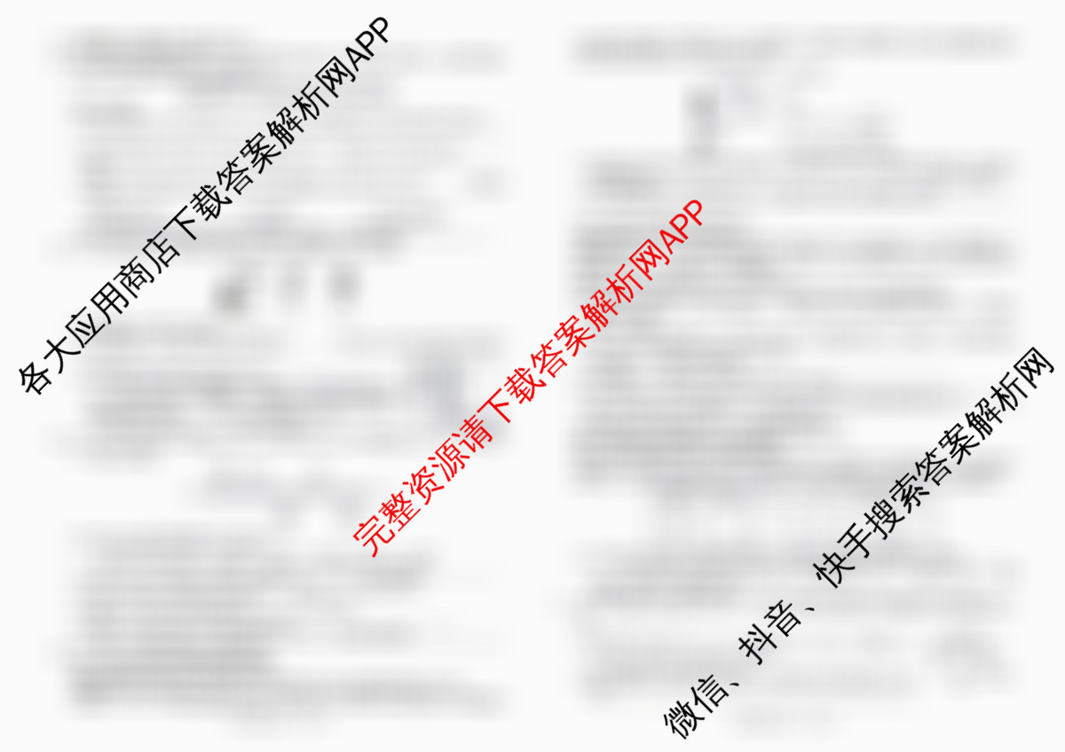 安徽省2025-2026同步达标自主练九年级第六次(L)[核心素养]各科答案及试卷: 含历史 语文 数学试卷解析化学试题